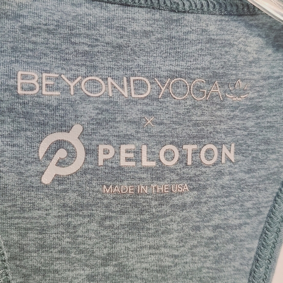 Peloton | Women's Light Green Blue Medium Hold Sports Bra (Size Large) - Picture 2 of 11